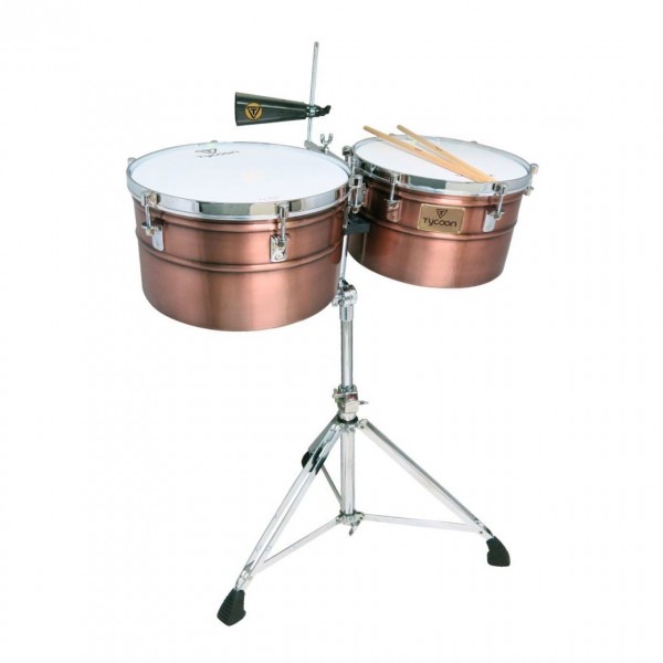 Tycoon Deep Shell Antique Copper 14"& 15" Timbales