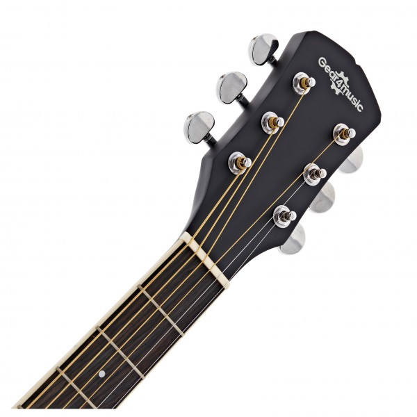 Student Acoustic Guitar by Gear4music + Accessory Pack, Black