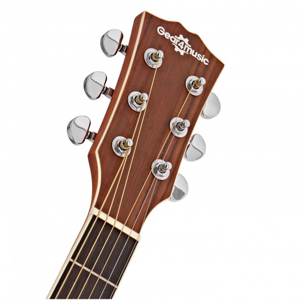Deluxe Cutaway Folk Guitar Pack by Gear4music, Ovangkol