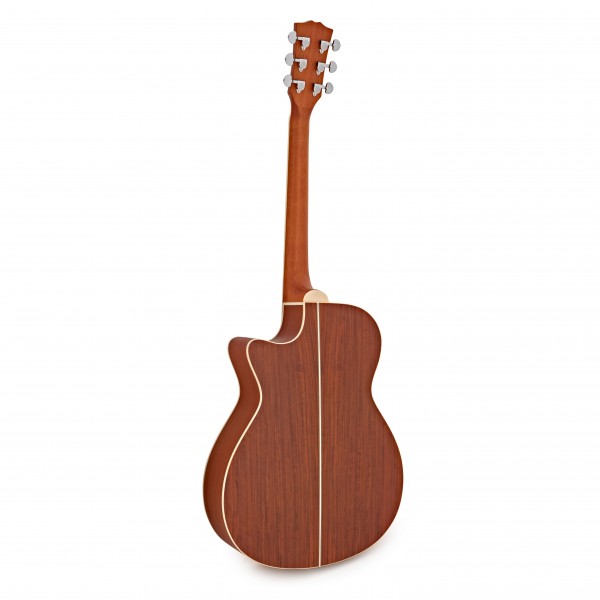 Deluxe Cutaway Folk Guitar Pack by Gear4music, Ovangkol