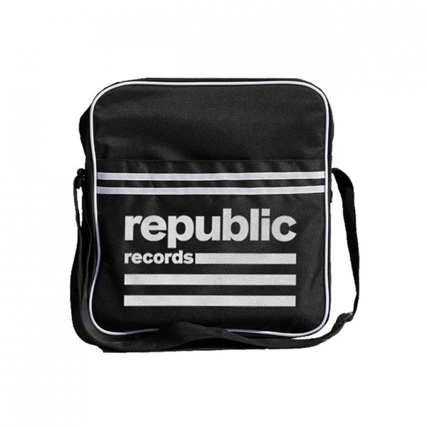 Rocksax Republic Logo Zip Top Record Bag - Front