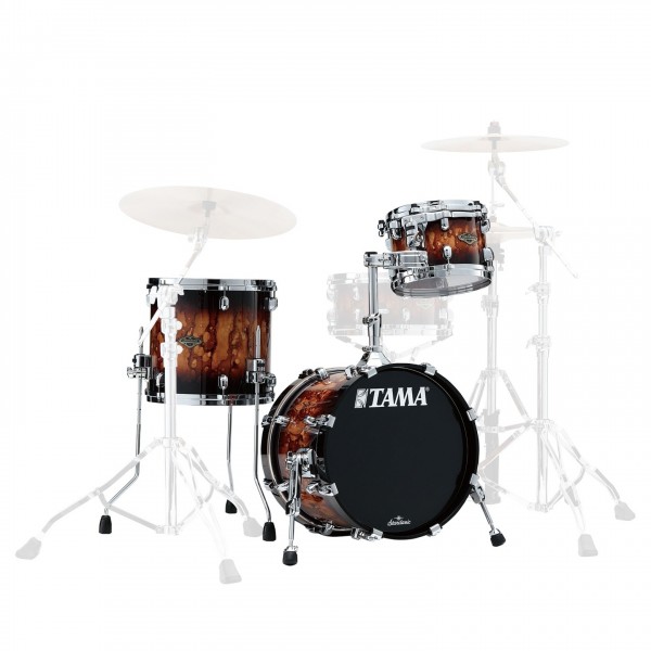 Tama Starclassic 16" Walnut/Birch 3pc Shell Pack, Molten Brown Burst