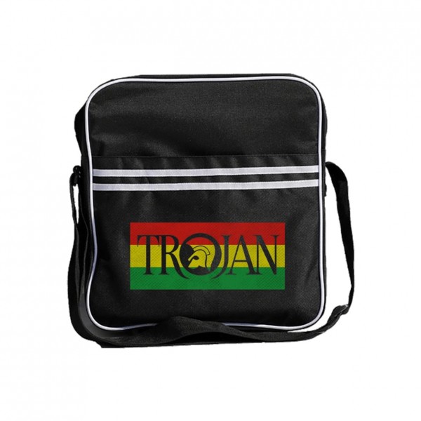 Rocksax Trojan Flag Zip Top Record Bag - Front