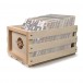 Crosley Record Storage Crate, Natural - Angled Left