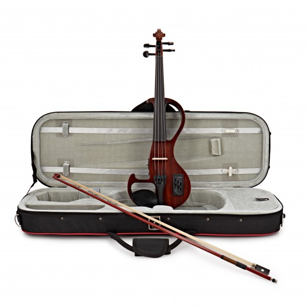 Hidersine HEV3 Electric Violin, Zebrawood Finish