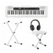 Casio CT S200 Tragbares Keyboard, im Paket mit Zubehör, Weiß