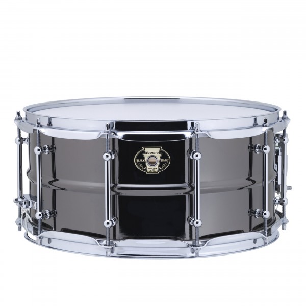 Ludwig 14 x 6.5'' Black Magic Snare Drum w/Chrome Hardware