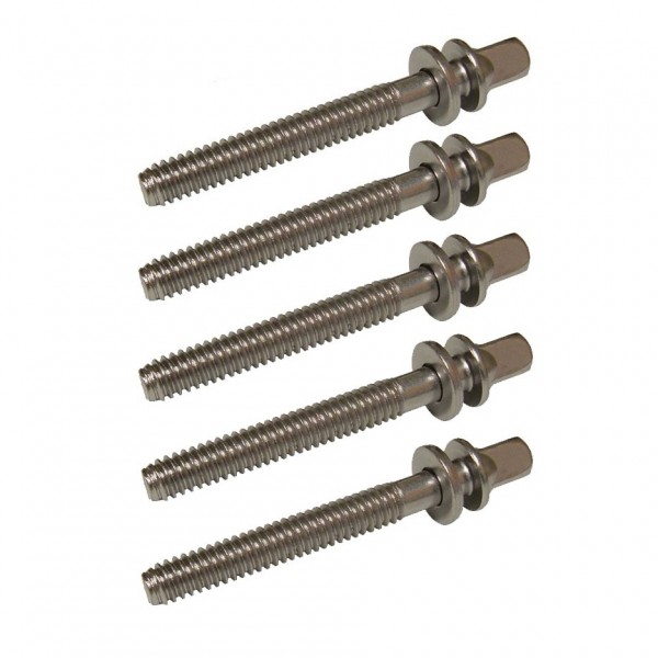 WorldMax 75mm Tension Rods 5 Pack, Chrome