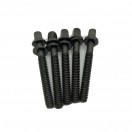 WorldMax 52mm Tension Rods 5 Pack, Black
