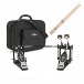 Double Kick Pedal Bundle with Bag