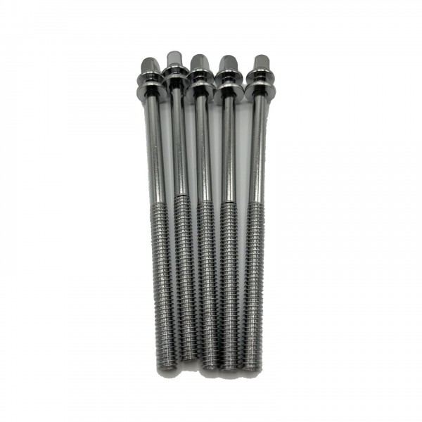 WorldMax 90mm Tension Rods 5 Pack, Chrome