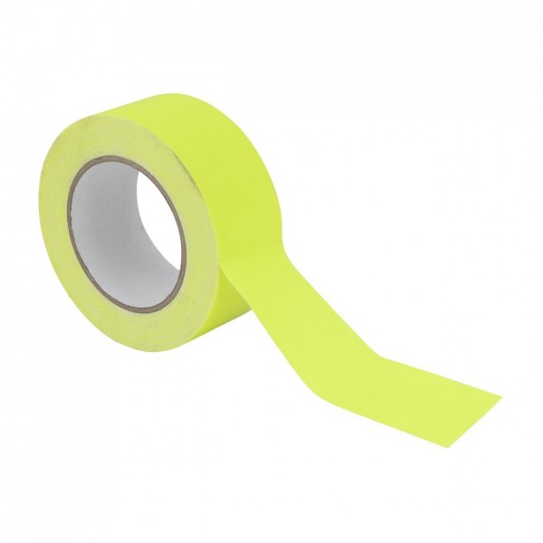 Eurolite 50mm x 25m Neon Yellow Gaffa Tape - Front