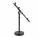 Table Top Boom Mic Stand by Gear4music - Angled