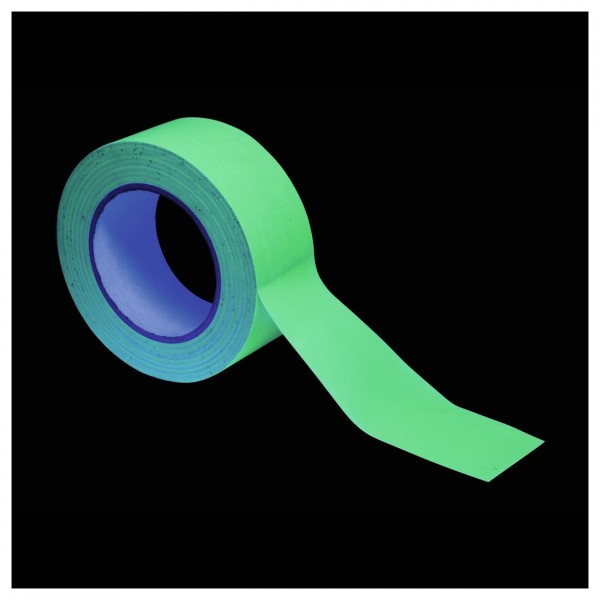 Eurolite 50mm x 25m Neon Green Gaffa Tape - In the Dark