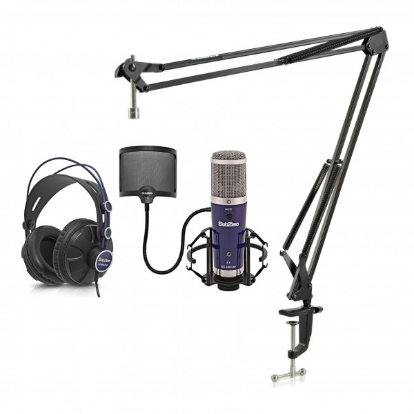 SubZero SZC-600-USB Condenser Microphone Studio Pack