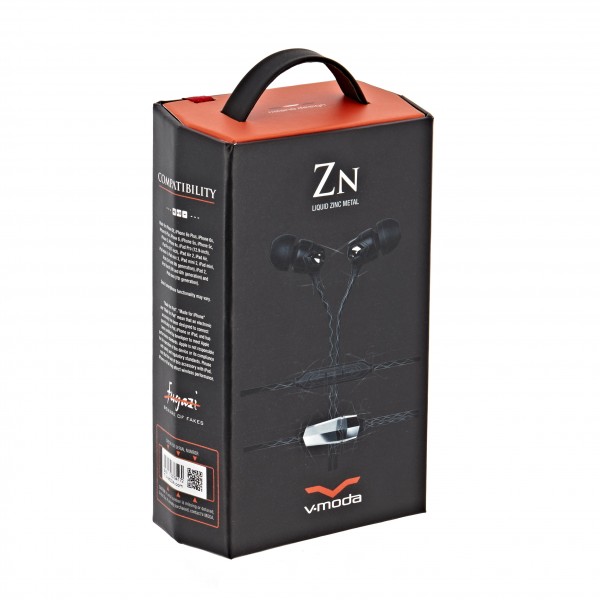 V-Moda ZN In-Ear Headphones, 3 Button Remote