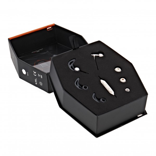 V-Moda Forza In-Ear Headphones, White (iOS)