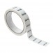 Eurolite Cable Marking Tape, 15m, White - Front with Tape Stuck Down