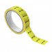 Eurolite Cable Marking Tape, 20m, Yellow - Front with Tape Stuck Down