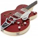 Gretsch G6659T-BTFT Broadkaster Jr, 2-Tone Candy Apple Red & White