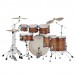 Tama Superstar Classic 22'' 7pc Shell Pack, Matte Auburn Elm Burst Rear