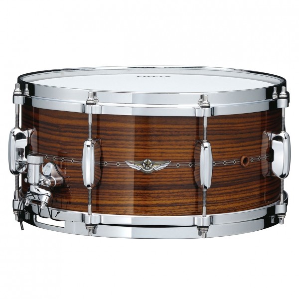 Tama Star 14" x 6.5" Bubinga Snare Drum, Natural Rosewood