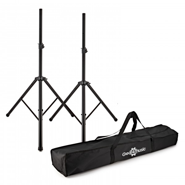 PA Speaker Stands (Pair) With Carry Bag