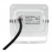 Eurolite FL-10 IP65 10W LED Slim Floodlight, 6000K- Rear