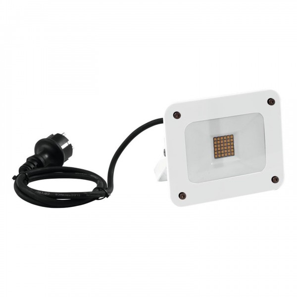 Eurolite FL-20 IP65 20W LED Slim Floodlight, 6000K- Angled