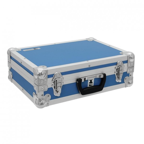 Roadinger Universal Flightcase, 420 x 120 x 295mm, Blue - Front