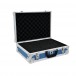 Roadinger Universal Flightcase, 420 x 120 x 295mm, Blue - Open
