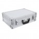 Roadinger Universal Flightcase, 420 x 120 x 295mm, Silver - Front Angled Right
