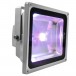 Eurolite FL-50 IP54 50W LED COB Floodlight, RGB- Angled On