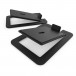 Kanto S6 Desktop Speaker Stands (Large), Black - Angled