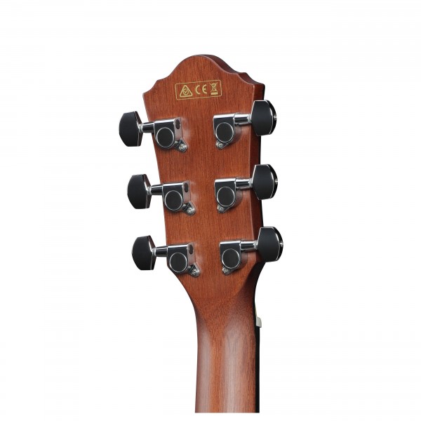 Ibanez AEWC11, Dark Violin Sunburst headstock