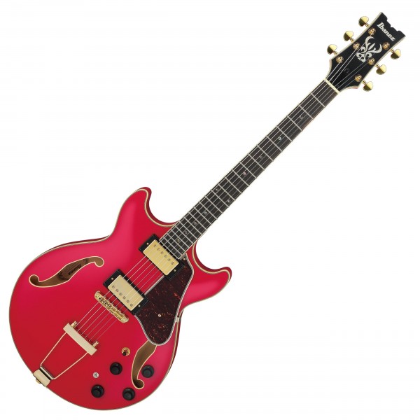Ibanez AMH90 Artcore Expressionist, Cherry Red Flat