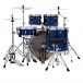 Dixon Drums Spark 22'' American Fusion 5pc Drum Kit, Ocean Blue Spark