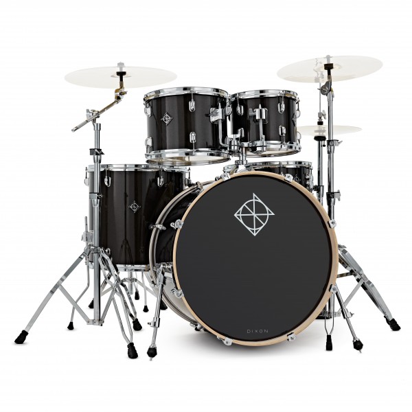 Dixon Drums Spark 22'' American Fusion 5pc Drum Kit, Misty Black