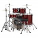 Dixon Drums Spark 22'' American Fusion 5pc Drum Kit, Cyclone Red