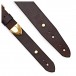 Bear Straps Western Classic Guitar Strap, Brown w/ Brass Buckle