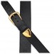 Bear Straps Western Classic Guitar Strap, Black w/ Nickel Buckle