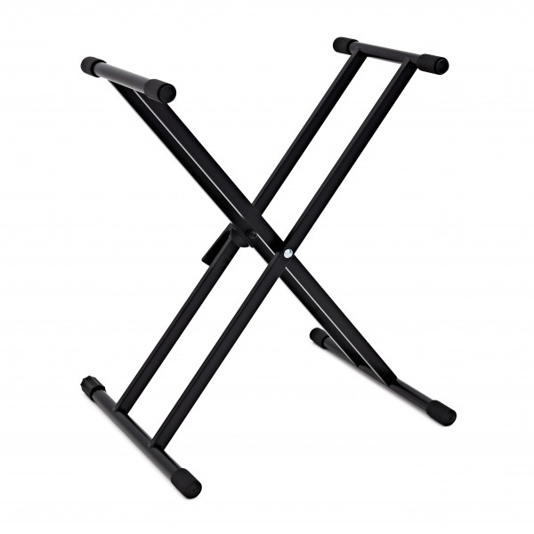 K&M 18990 X Frame Keyboard Stand, Black