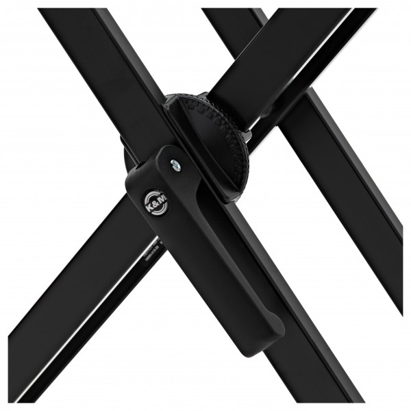 K&M 18990 X Frame Keyboard Stand, Black