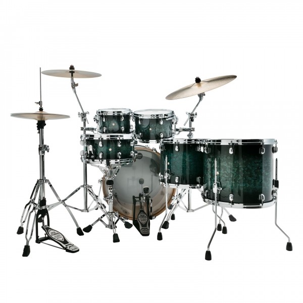 Tama Starclassic Performer 22" 5pc Shell Pack, Molten Blue Burst - Back