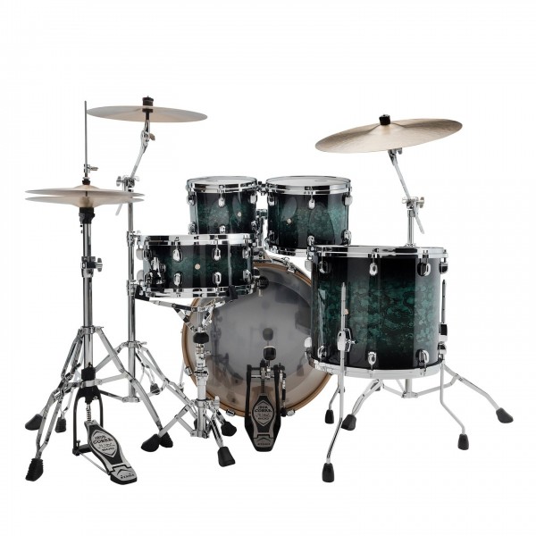 Tama Starclassic Performer 22" 4pc Shell Pack, Molten Blue Burst - Back