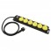 Eurolite IP44 6 Gang Extension Lead, 5m