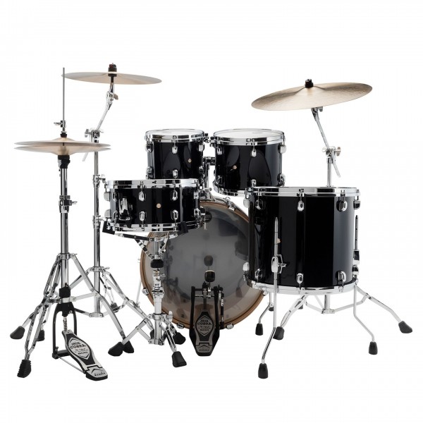 Tama Starclassic Performer 22" 4pc Shell Pack, Piano Black - Back