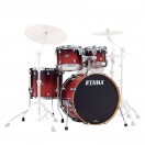Tama Starclassic Wykonawca 22" 4-calowy Shell pakiet, Dark Cherry Fade
