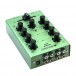 Omnitronic Gnome-202 2-channel Miniature DJ Mixer, Green - Rear Angled