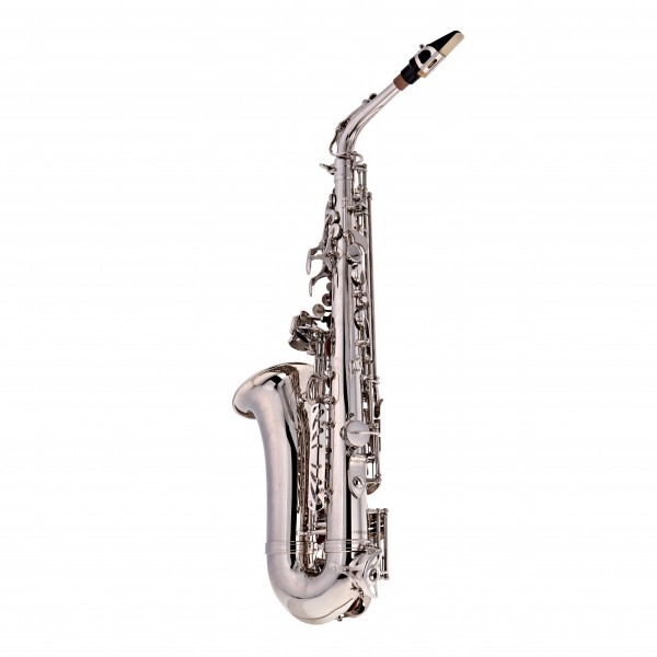 Alto Saxophone by Gear4music, Nickel